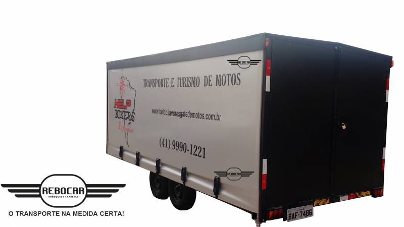 Reboque Fechado Para Veiculos